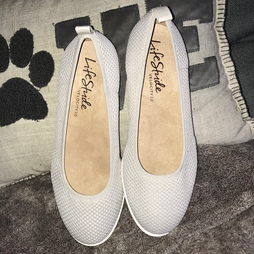 Life Stride Velocity 2.0 Ziggy Slip On Casual Size 6W Breathable Mesh Shoes